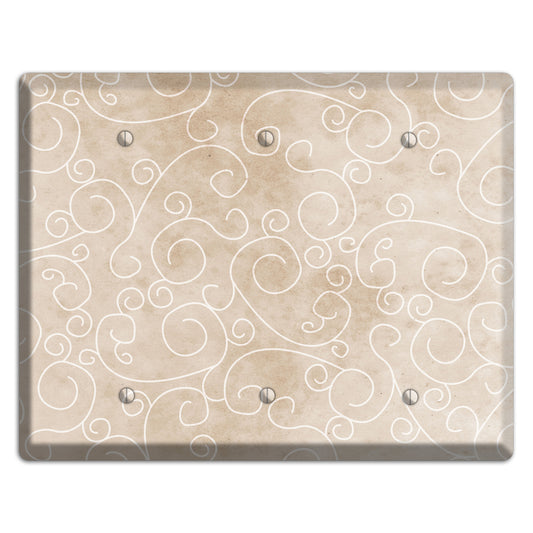 Wafer Neutral Texture 3 Blank Wallplate