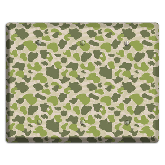 Jungle Green Parachute Camo 3 Blank Wallplate