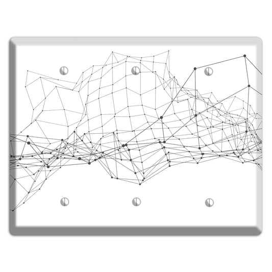 Linear J 3 Blank Wallplate