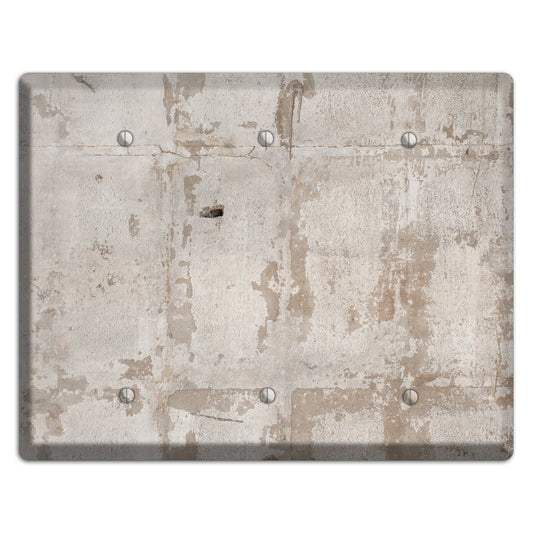 Old Concrete 4 3 Blank Wallplate