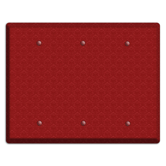 Red Cartouche 3 Blank Wallplate