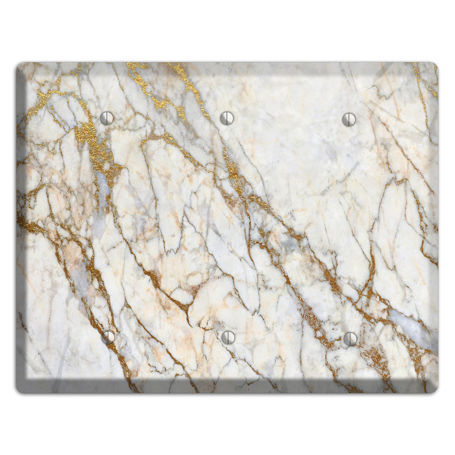 Marigold Marble 3 Blank Wallplate