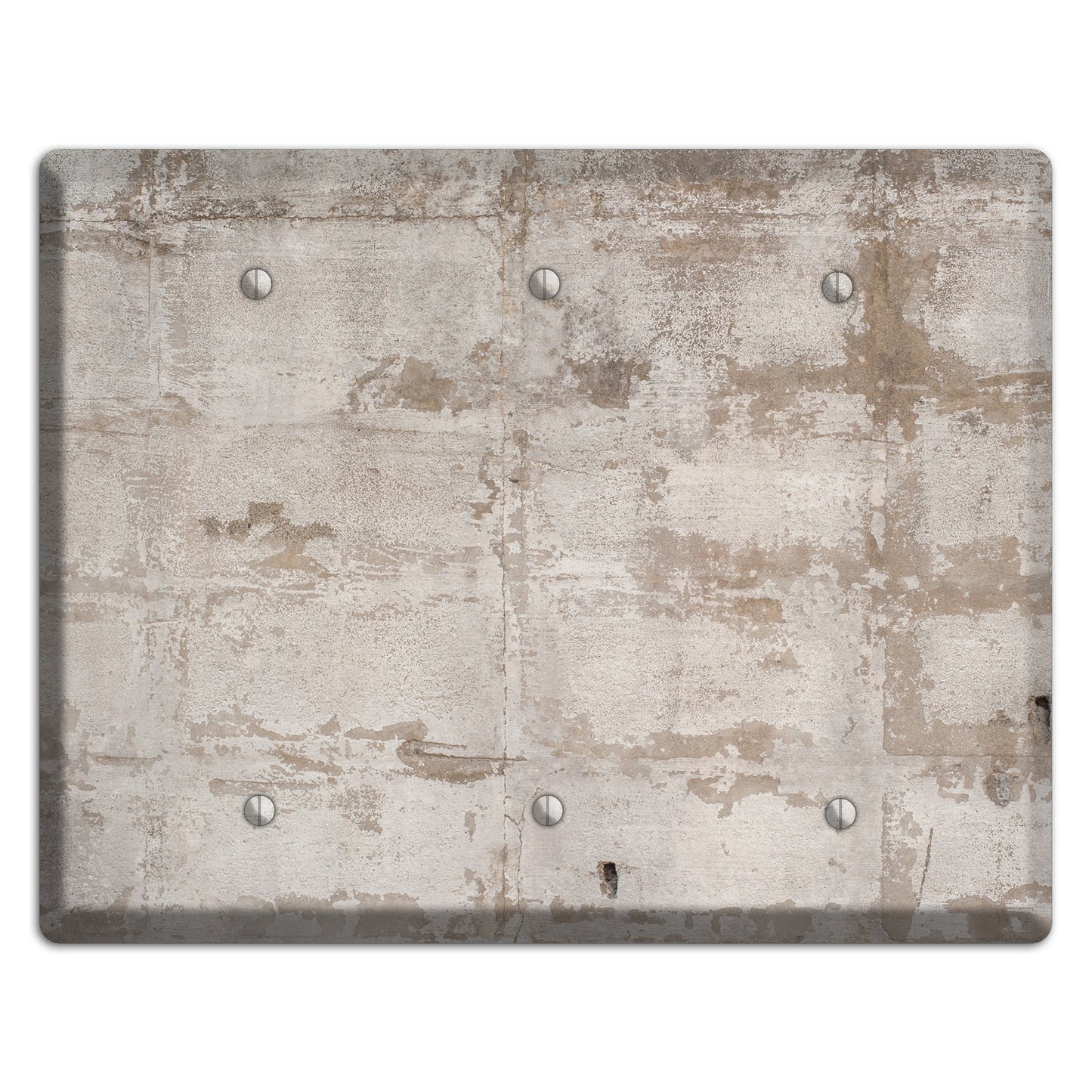 Old Concrete 3 3 Blank Wallplate