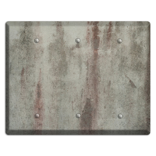 Old Concrete 15 3 Blank Wallplate