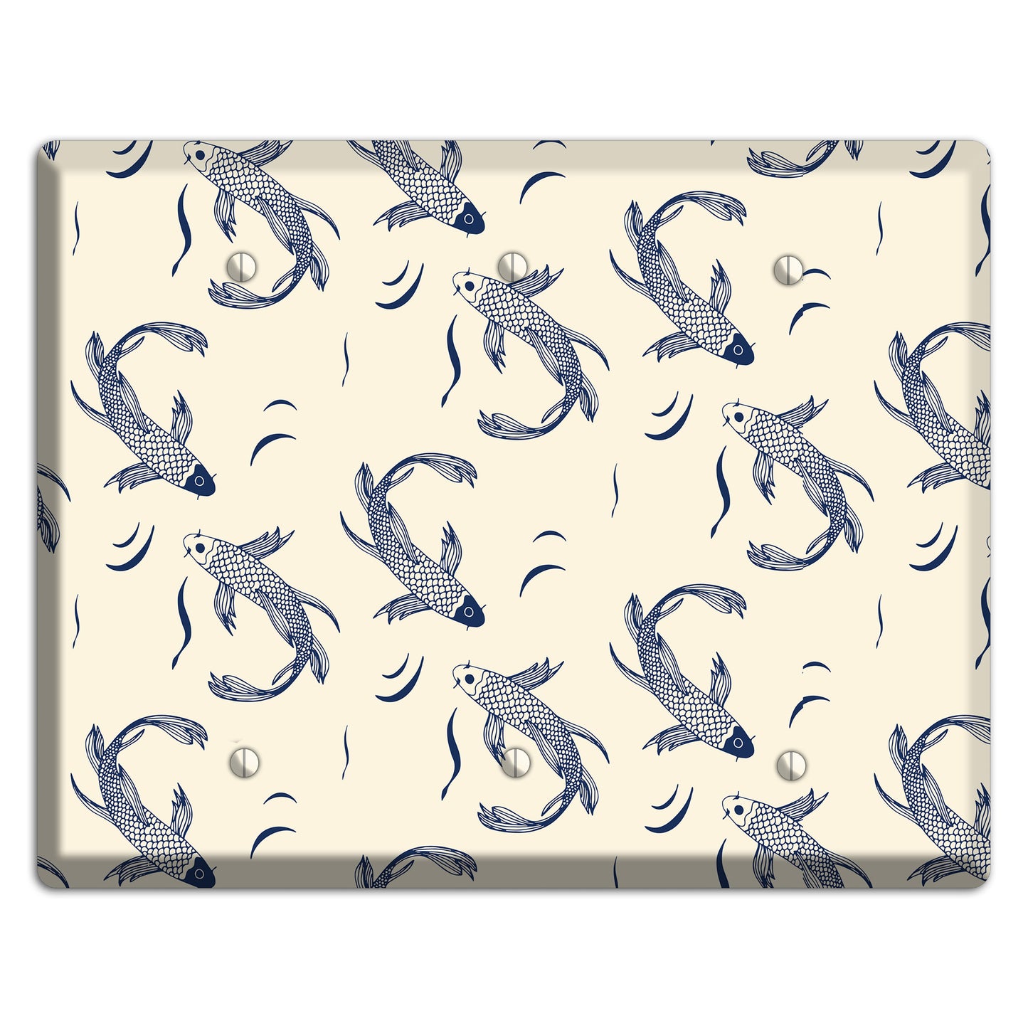 Koi Pond 1 3 Blank Wallplate