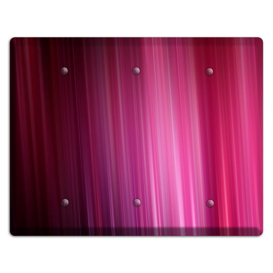 Fuschia Ray of Light 3 Blank Wallplate