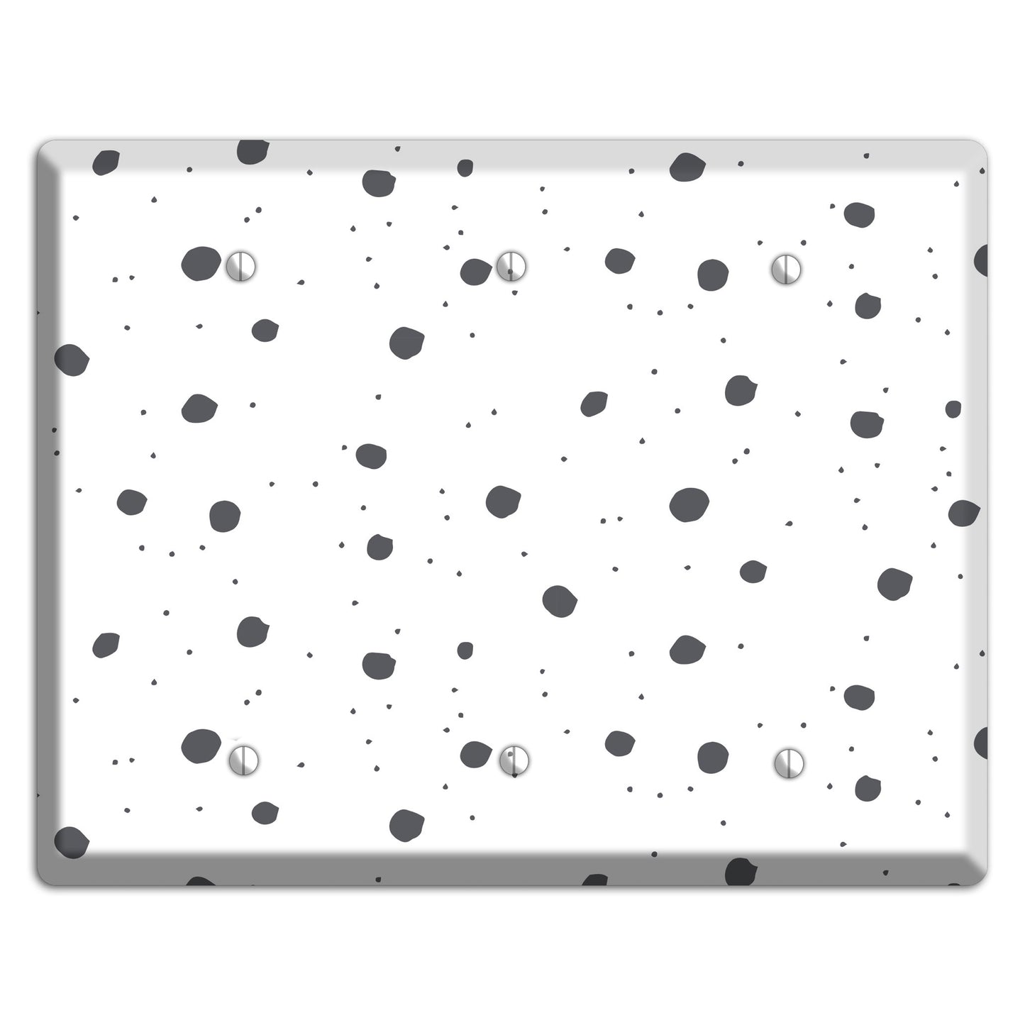 Abstract 28 3 Blank Wallplate