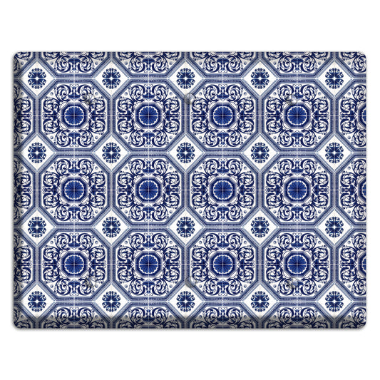 Tavira Tiles 1 3 Blank Wallplate