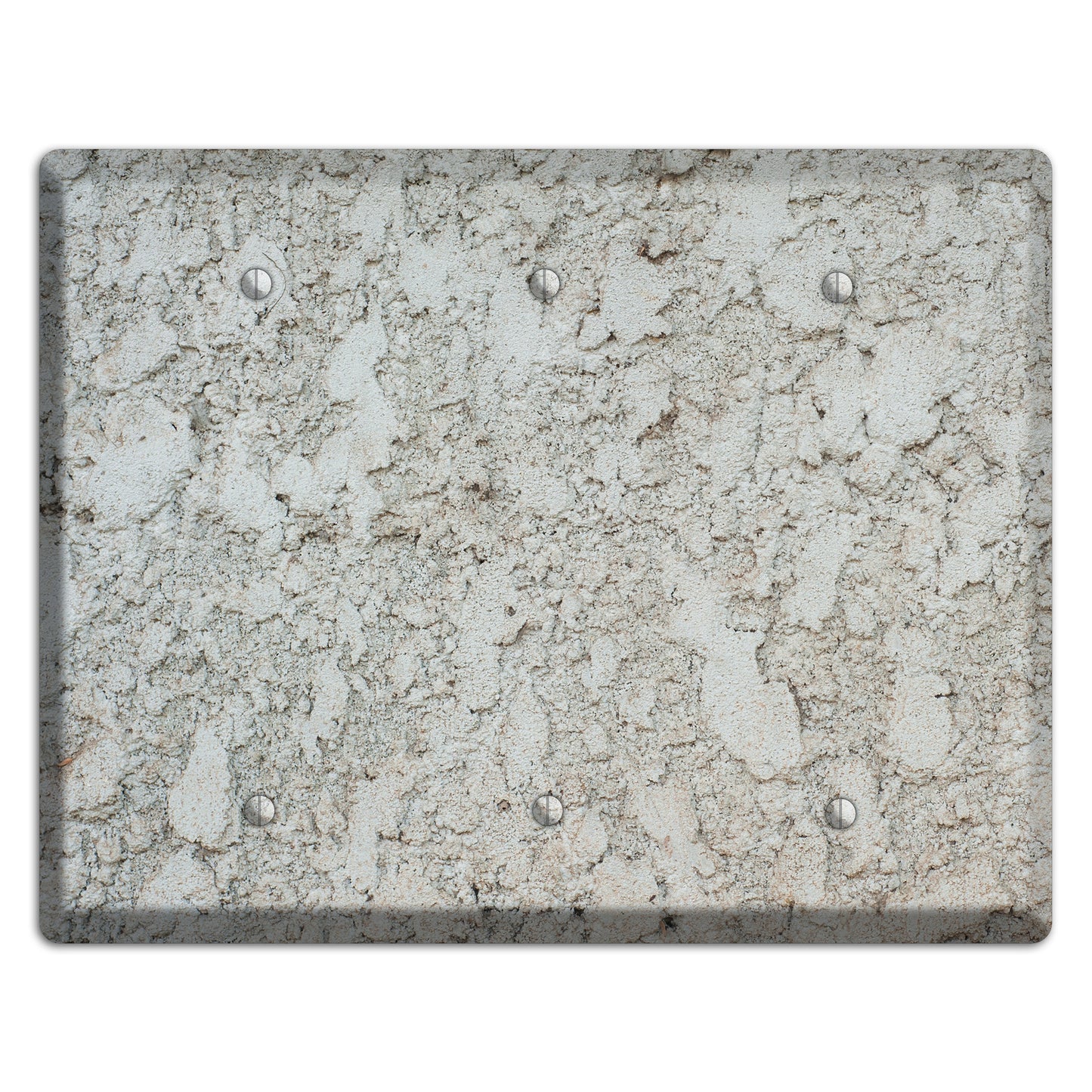 Plaster 6 3 Blank Wallplate