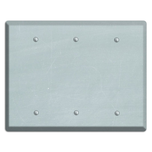 Chalk Light Blue 3 Blank Wallplate