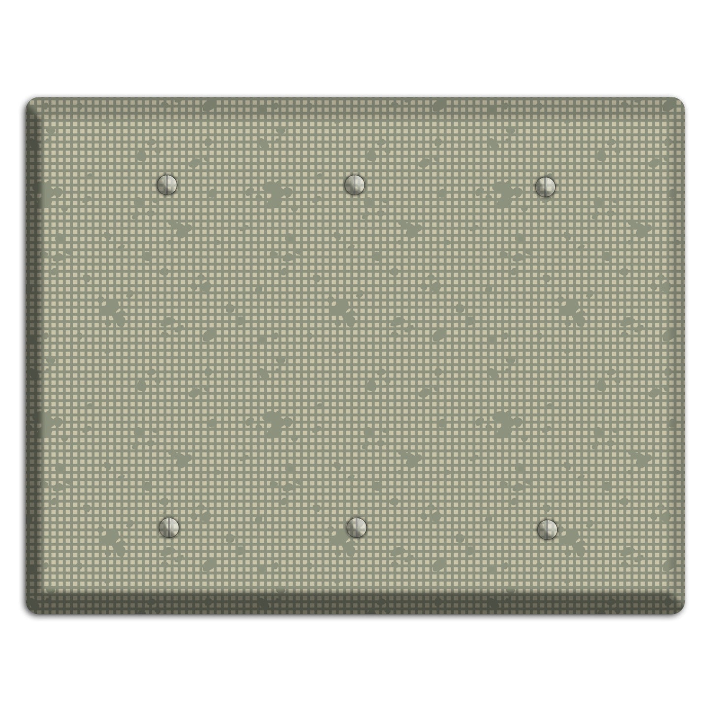 Night Desert Camo 3 Blank Wallplate