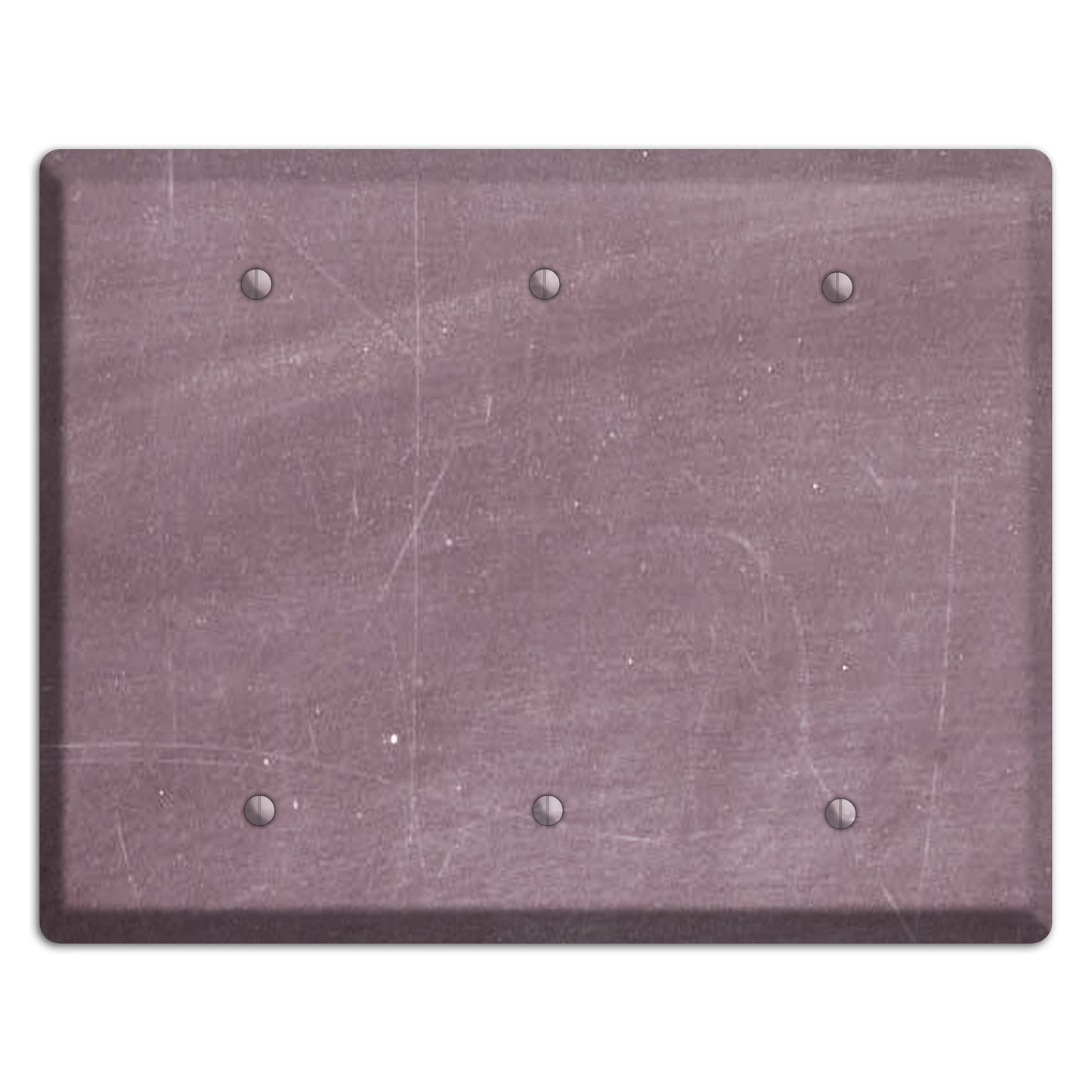 Chalk Maroon 3 Blank Wallplate