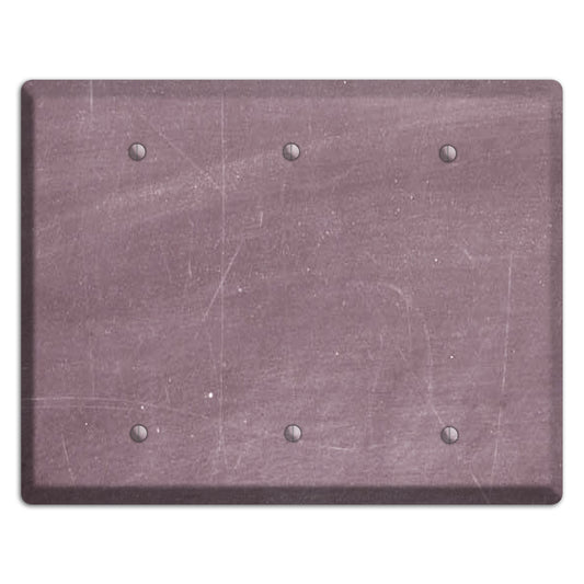 Chalk Maroon 3 Blank Wallplate