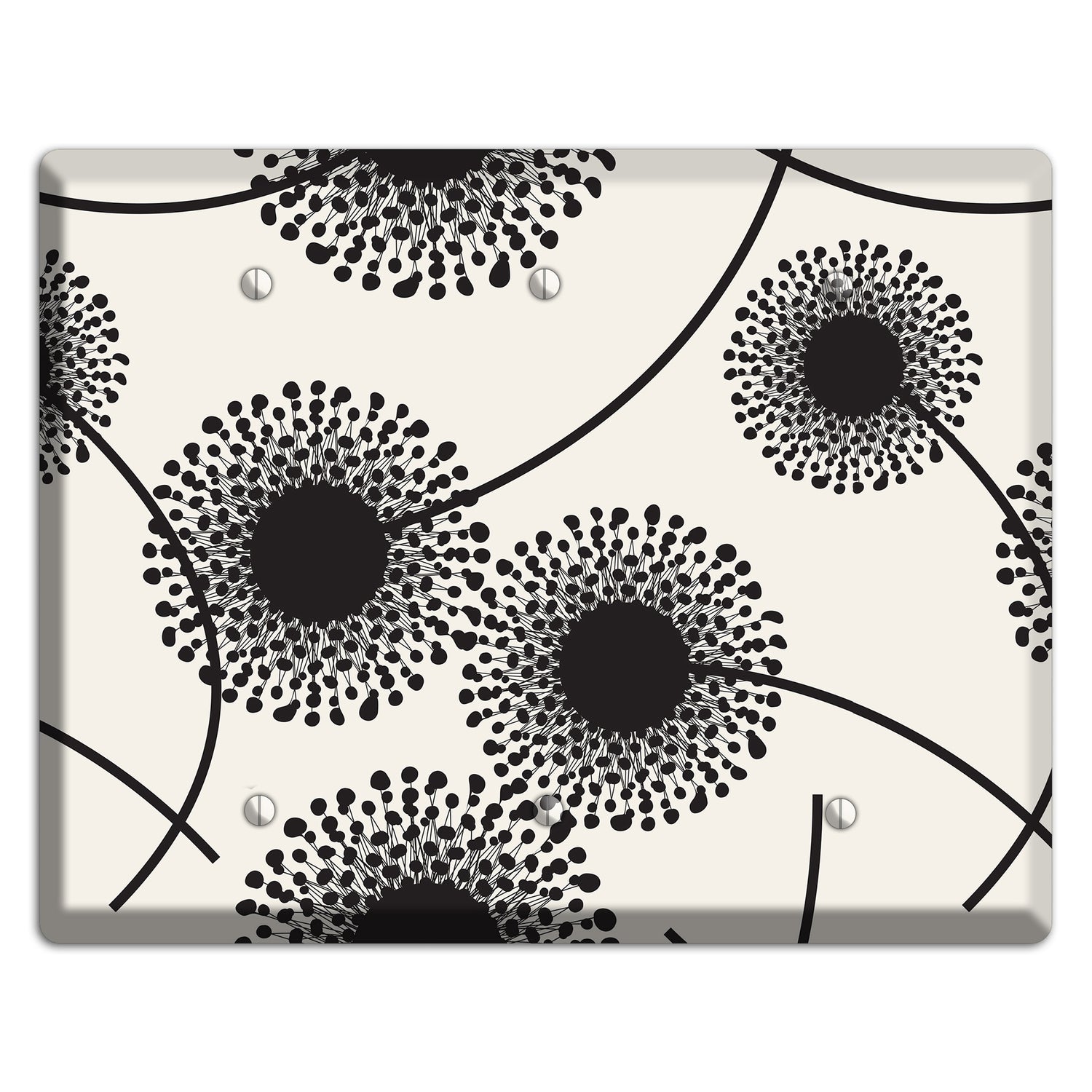 Simple Dandelion 3 Blank Wallplate