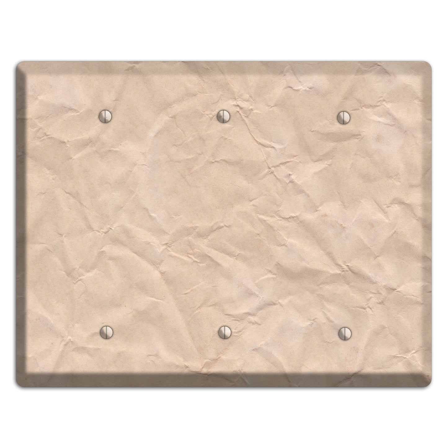 Aged Paper 5 3 Blank Wallplate