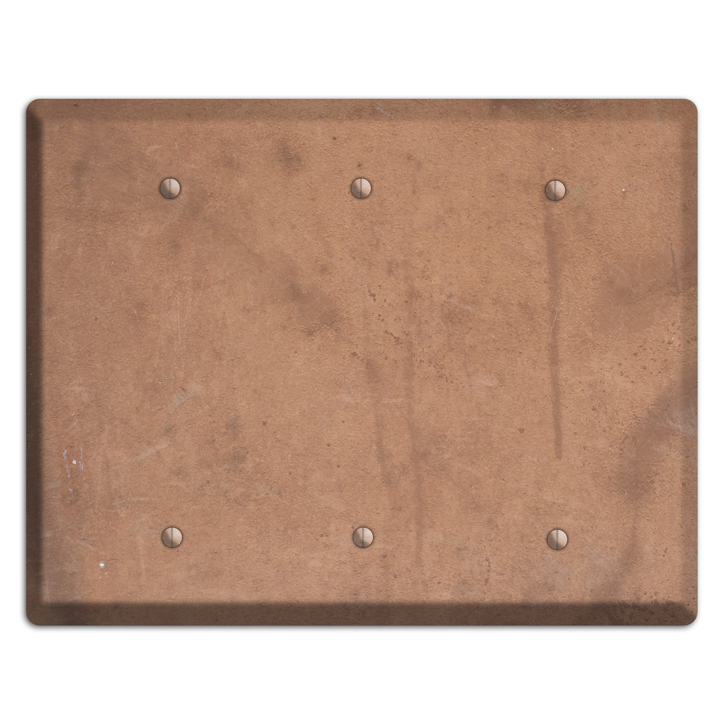 Light Brown Concrete 3 Blank Wallplate