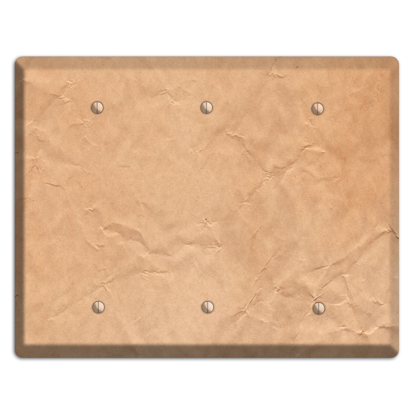 Aged Paper 6 3 Blank Wallplate