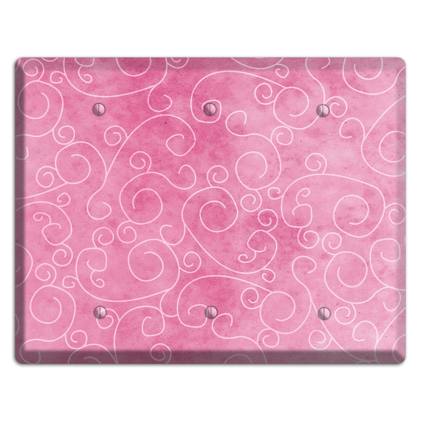 Kobi Pink Texture 3 Blank Wallplate