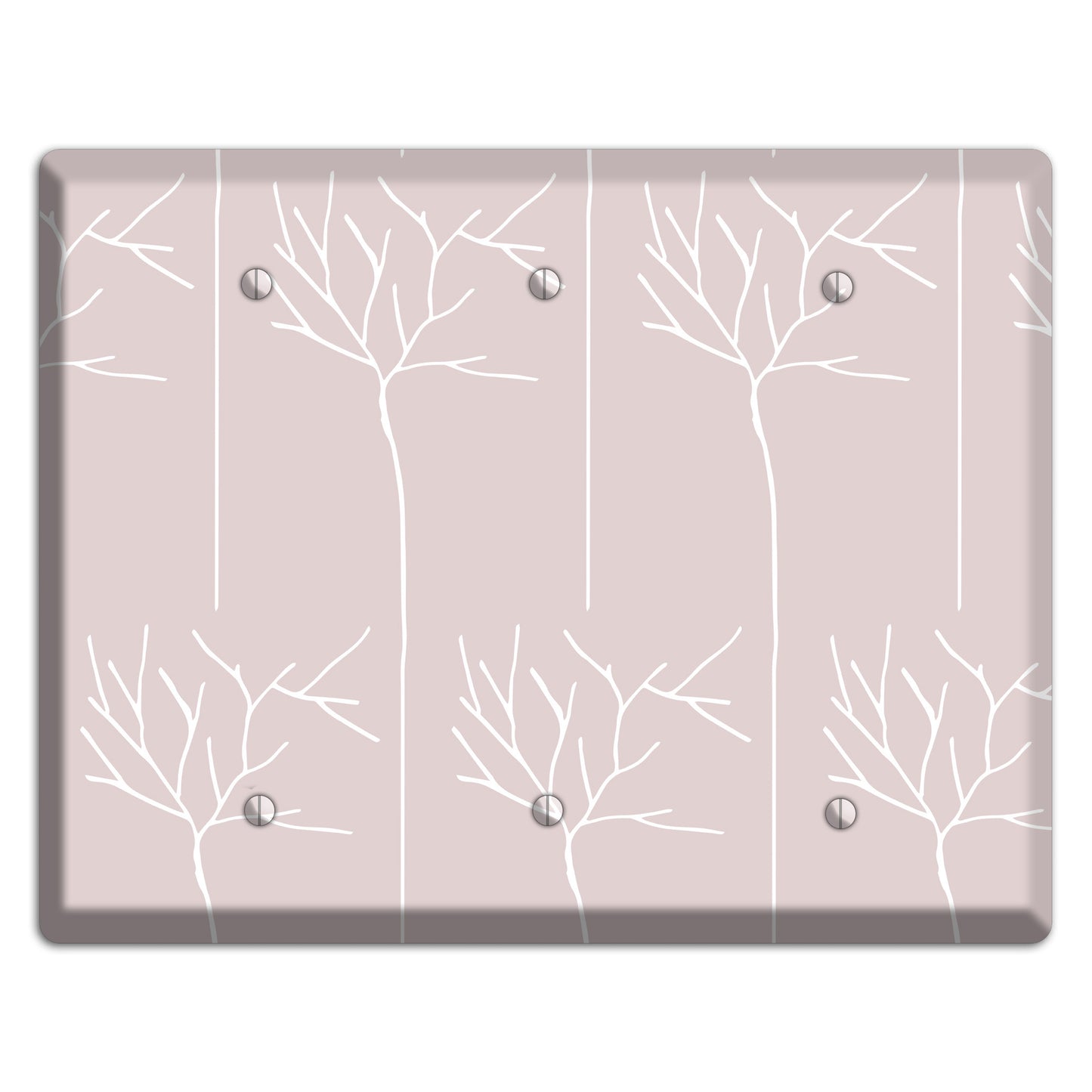 Abstract 25 3 Blank Wallplate