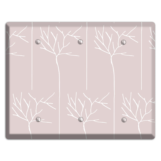 Abstract 25 3 Blank Wallplate