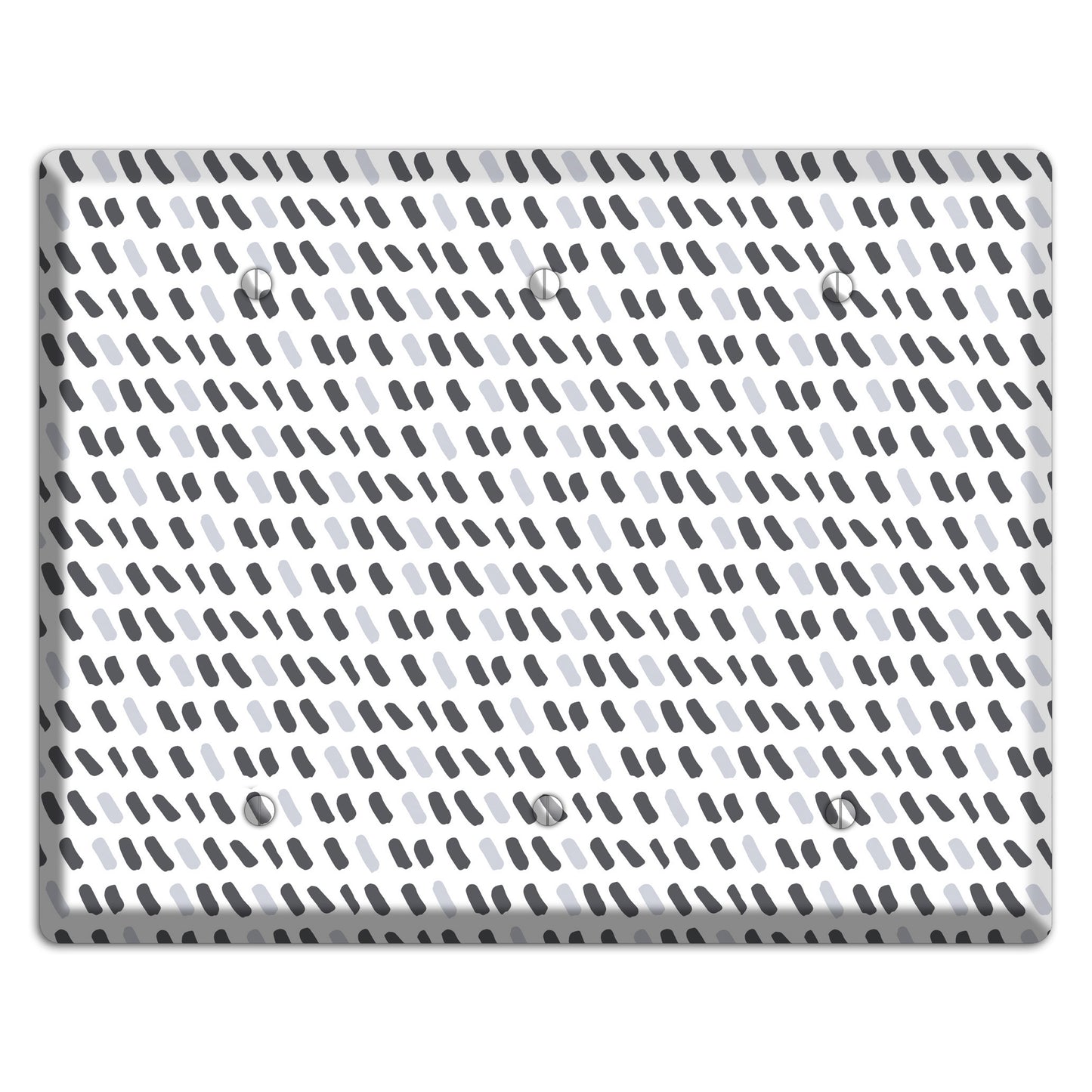 Abstract 7 3 Blank Wallplate