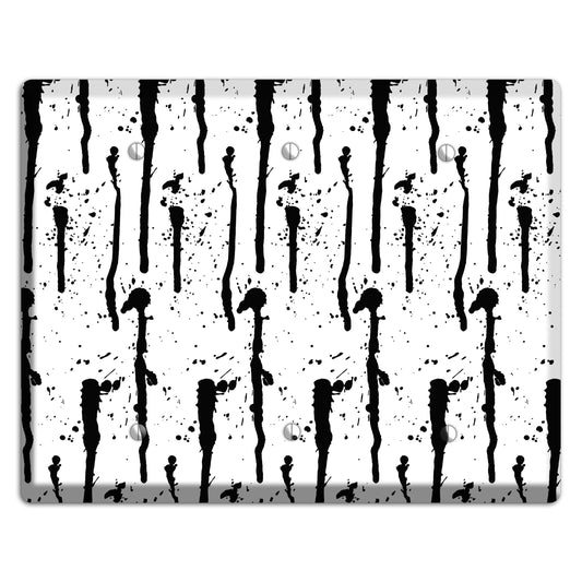 Ink Drips 9 3 Blank Wallplate