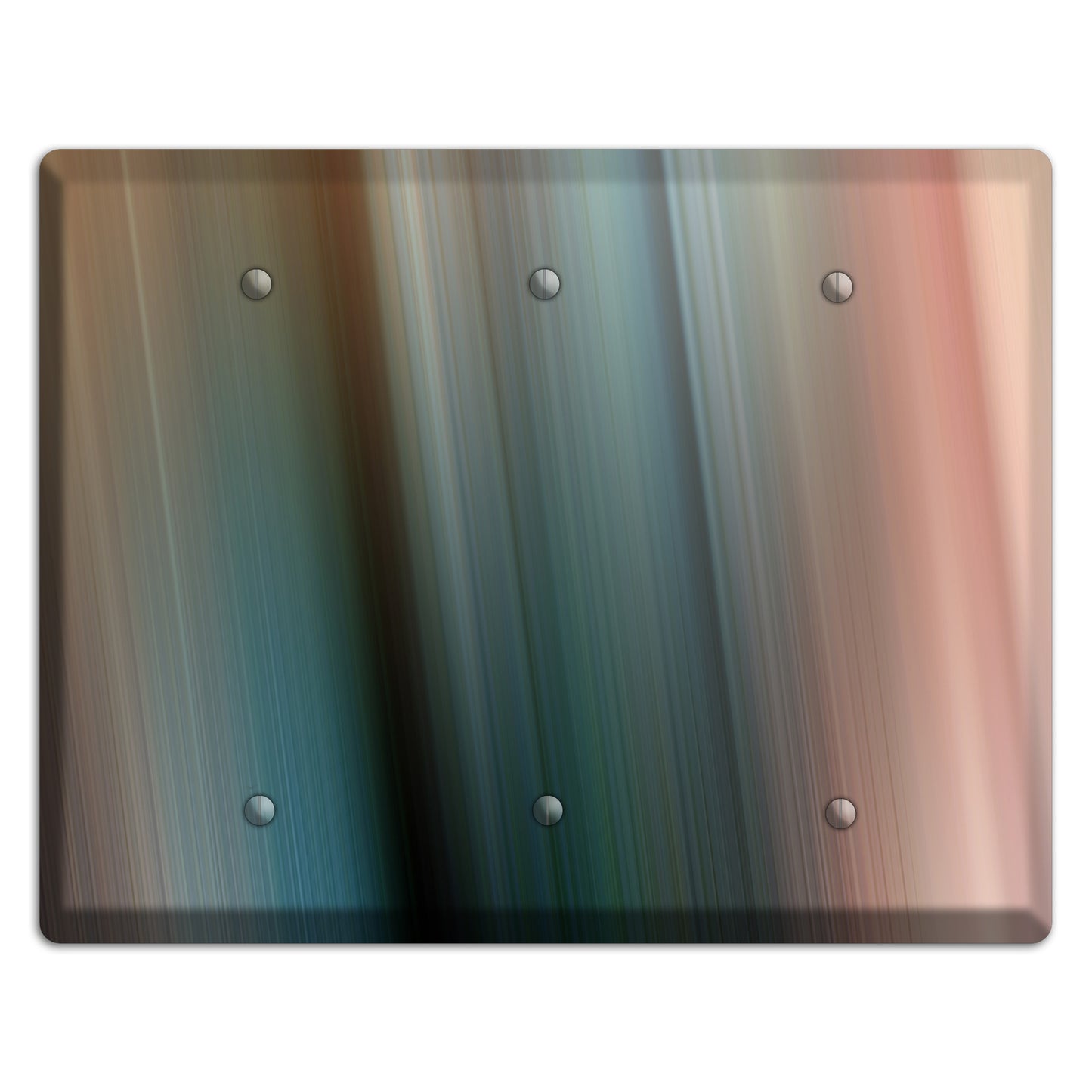 Brown and Blue Ray of Light 3 Blank Wallplate