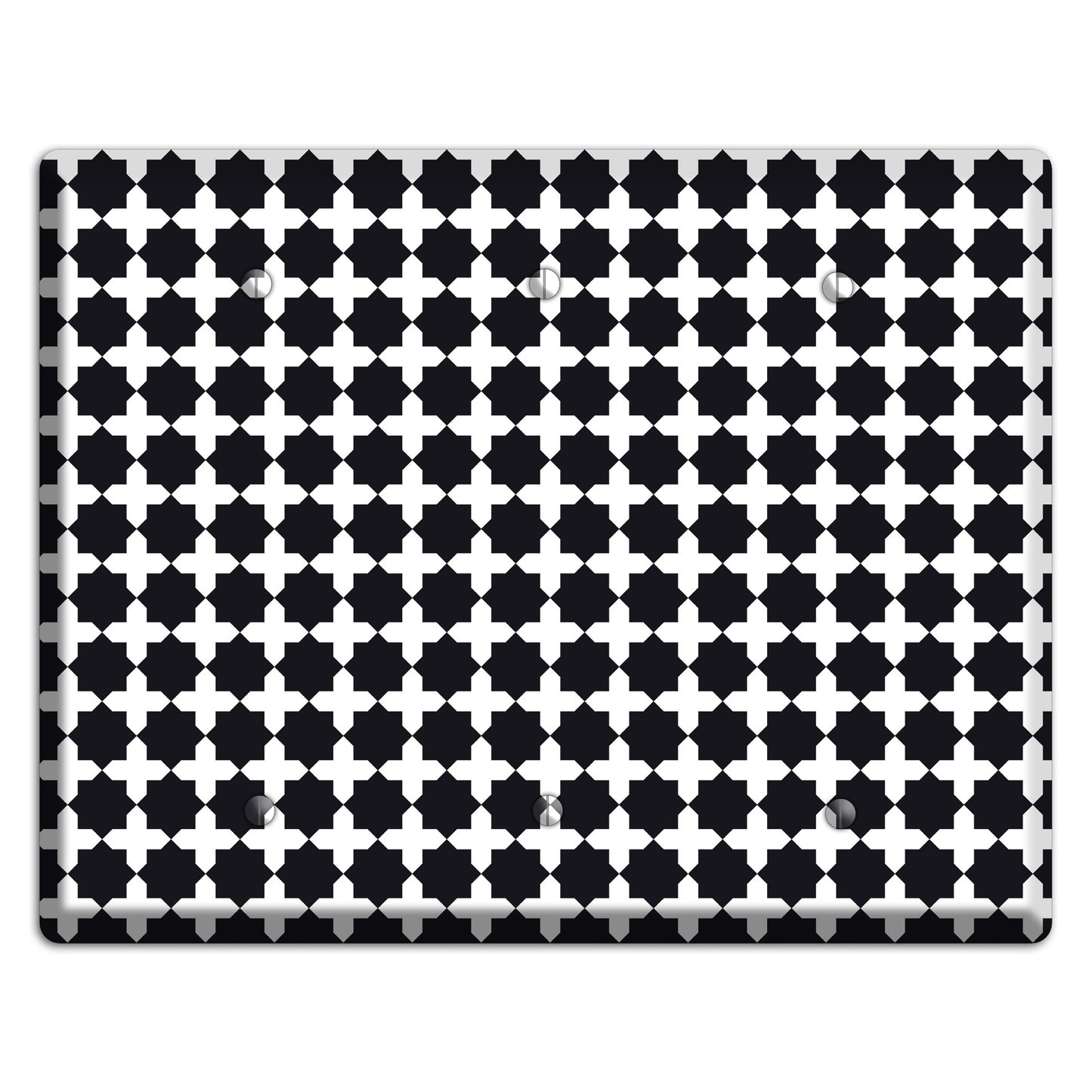 Moroccan 4 3 Blank Wallplate