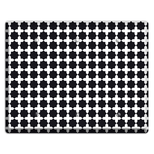 Moroccan 4 3 Blank Wallplate