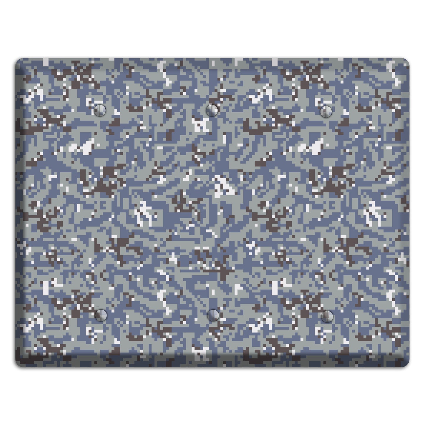 NWU Grey Dom Camo 3 Blank Wallplate