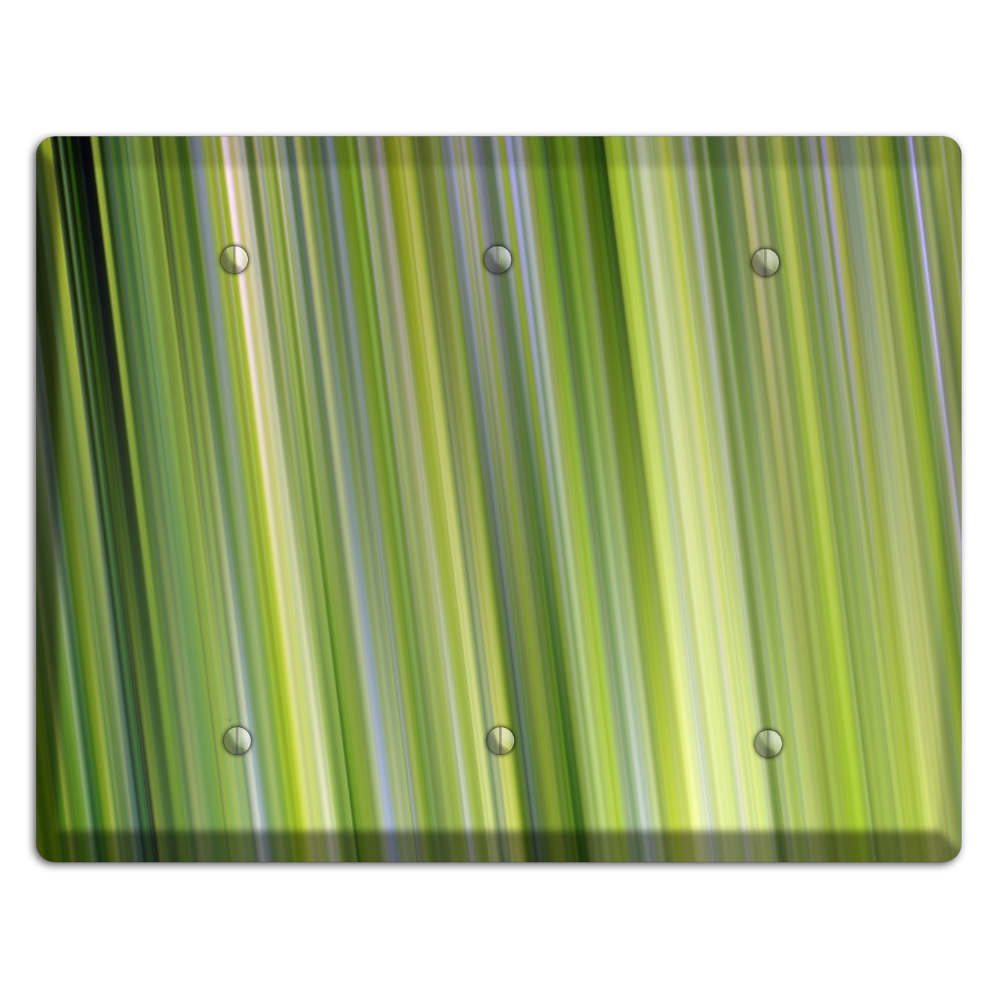 Green Ray of Light 3 Blank Wallplate