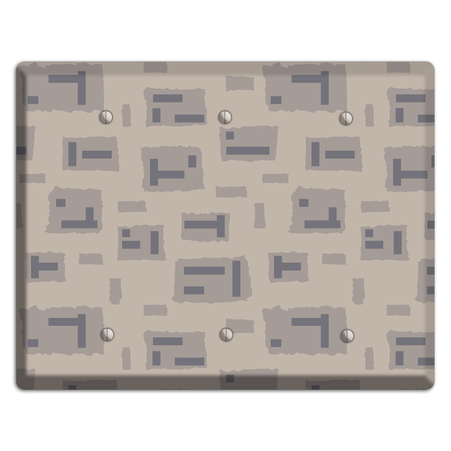 Urban Mout Camo 3 Blank Wallplate