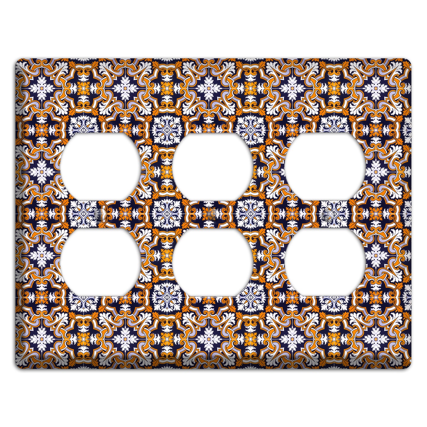 Tavira Tiles 6 3 Duplex Wallplate