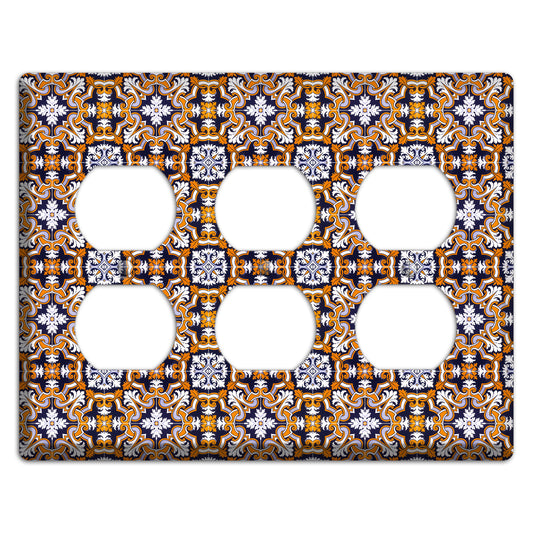 Tavira Tiles 6 3 Duplex Wallplate