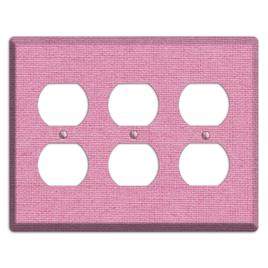 Gamboge Pink Texture 3 Duplex Wallplate