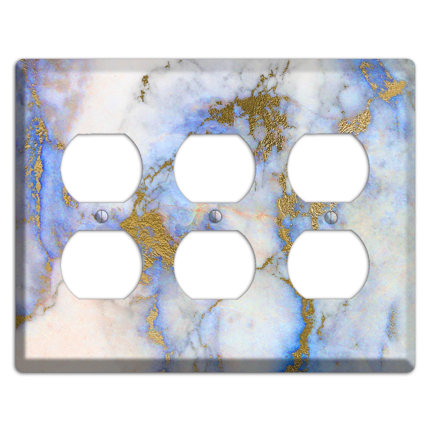 Portage Marble 3 Duplex Wallplate