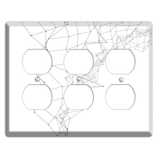 Linear A 3 Duplex Wallplate