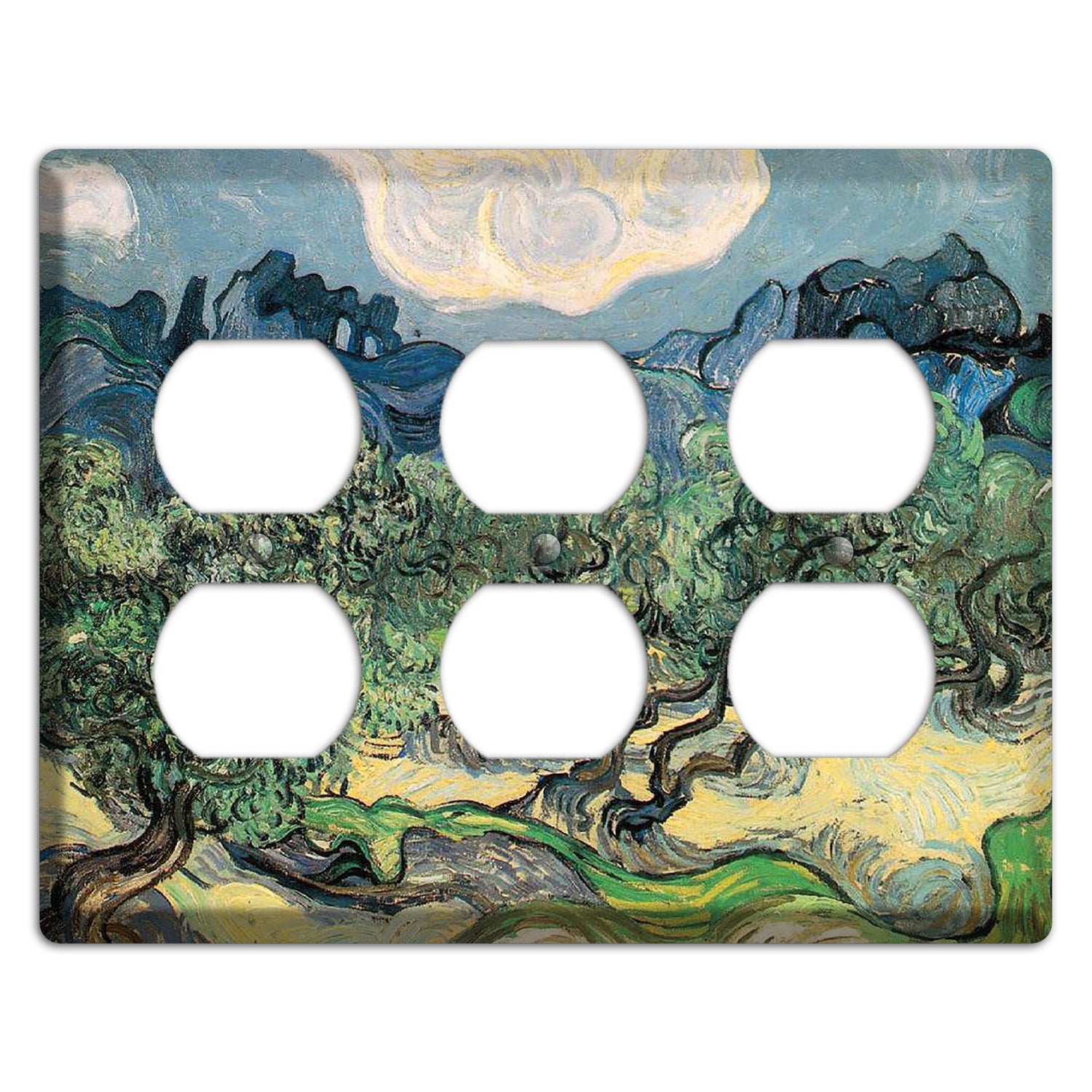 Vincent Van Gogh 5 3 Duplex Wallplate