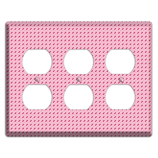 Pink with Cherries 3 Duplex Wallplate