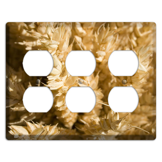 Wheat 3 Duplex Wallplate