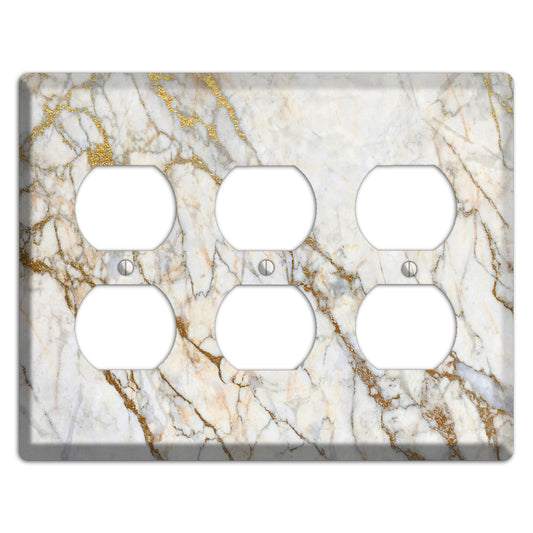 Marigold Marble 3 Duplex Wallplate