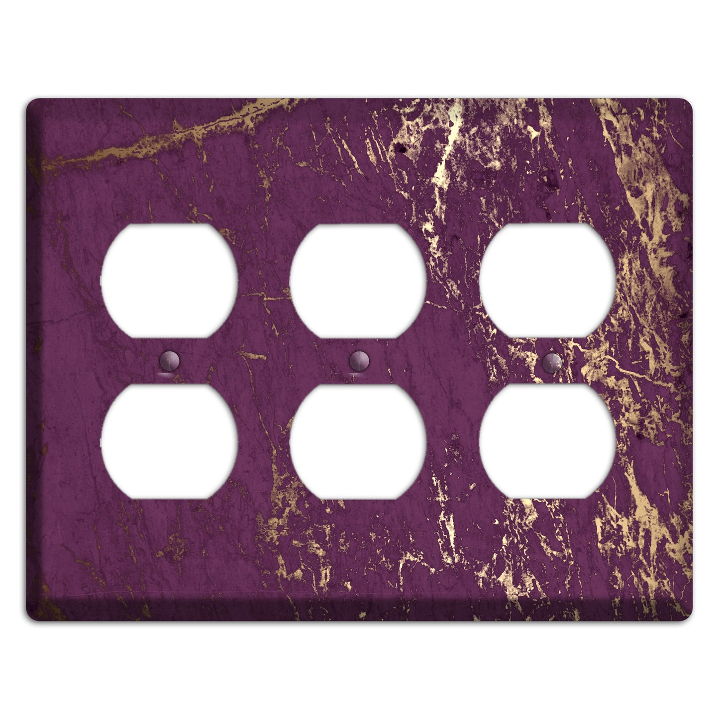 Finn Marble 3 Duplex Wallplate