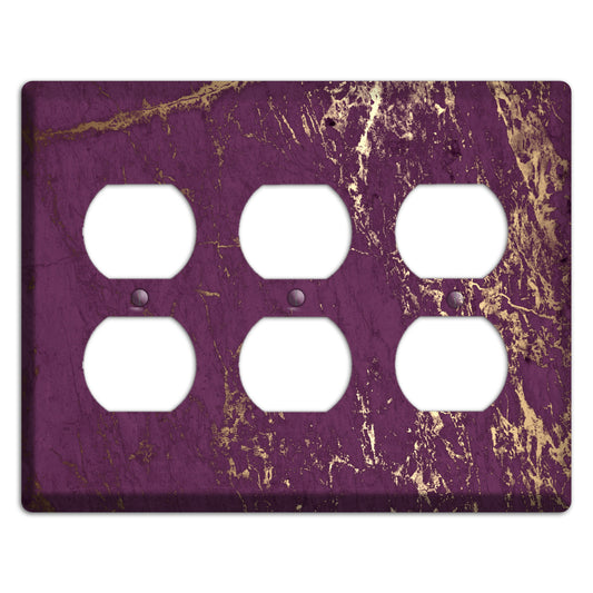 Finn Marble 3 Duplex Wallplate