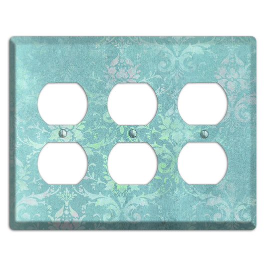 Logan Whimsical Damask 3 Duplex Wallplate