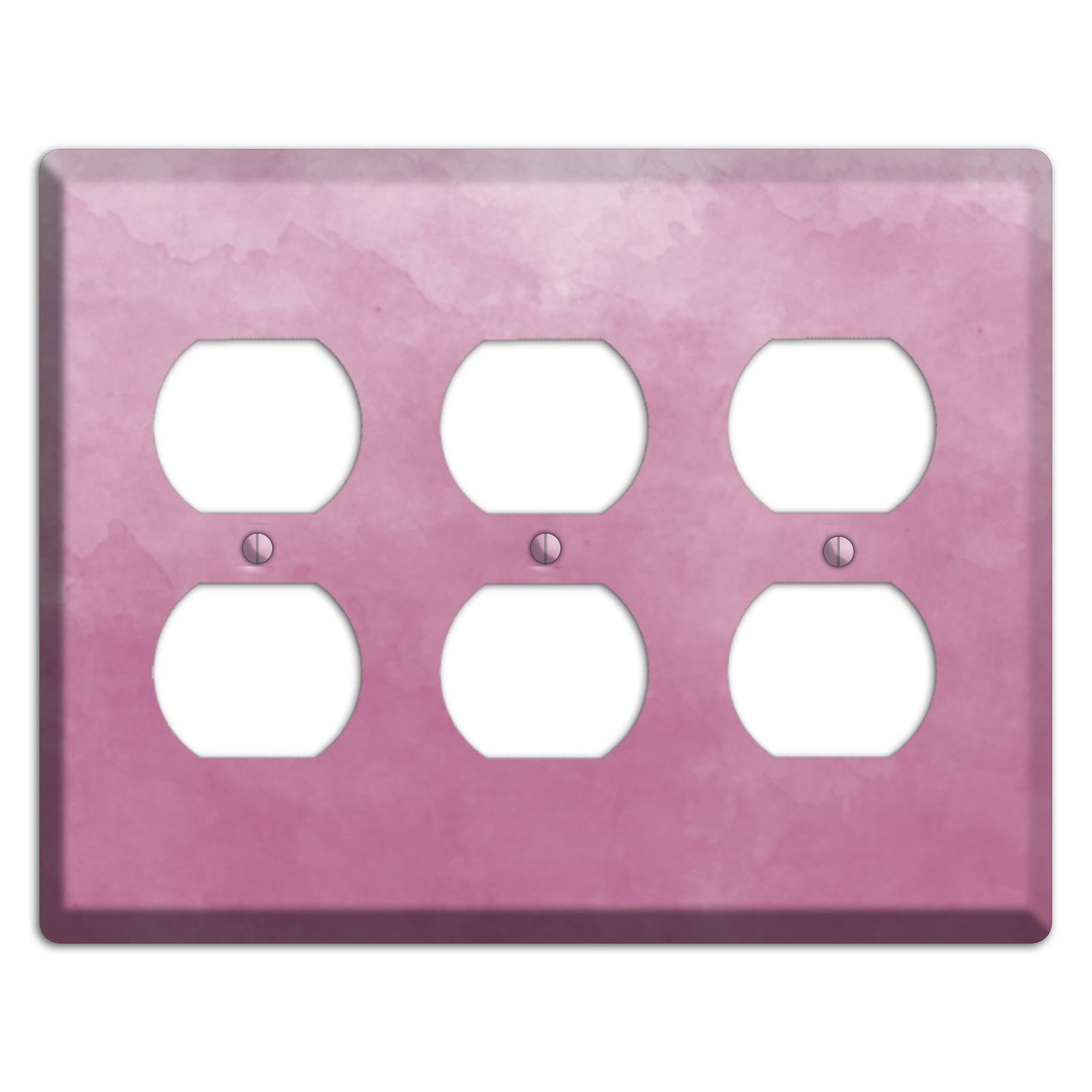 Purple Ombre 3 Duplex Wallplate