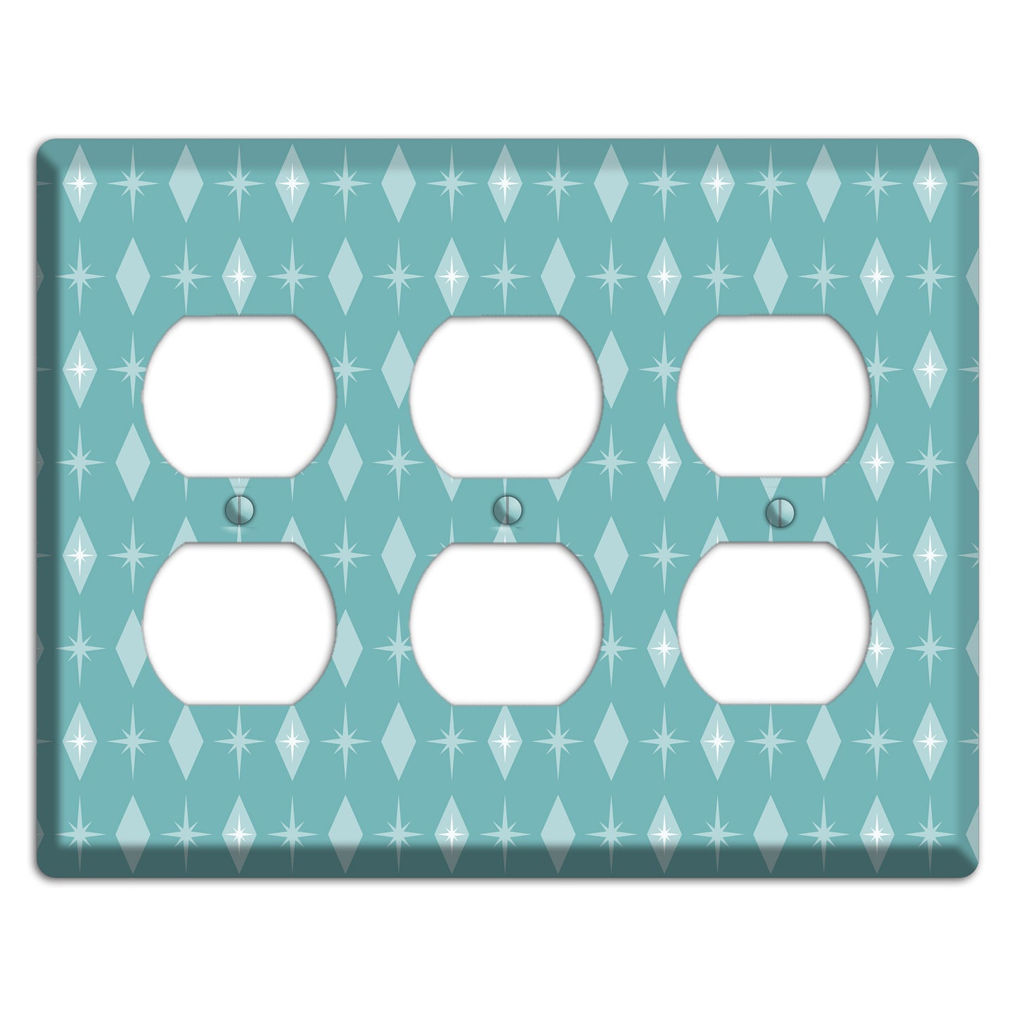 Blue Diamon 3 Duplex Wallplate