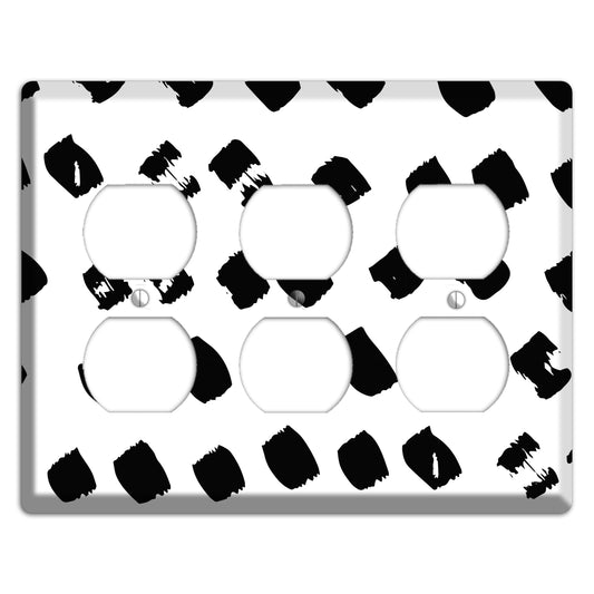 Ink Brushstrokes 4 3 Duplex Wallplate