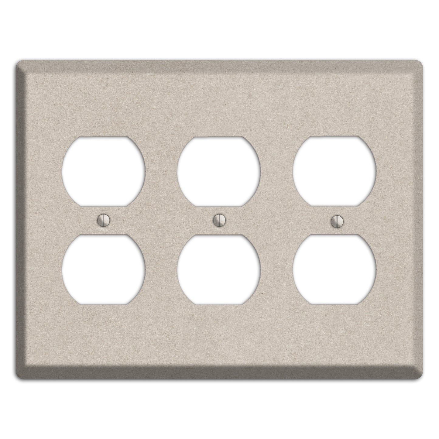 Bison Hide Kraft 3 Duplex Wallplate