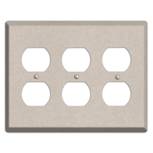 Bison Hide Kraft 3 Duplex Wallplate