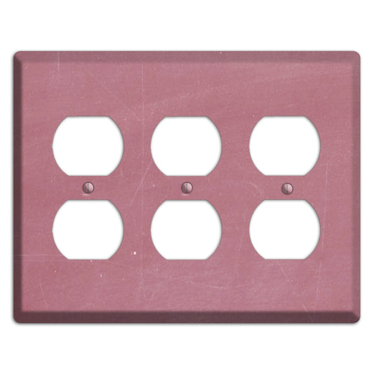 Chalk Pink 3 Duplex Wallplate